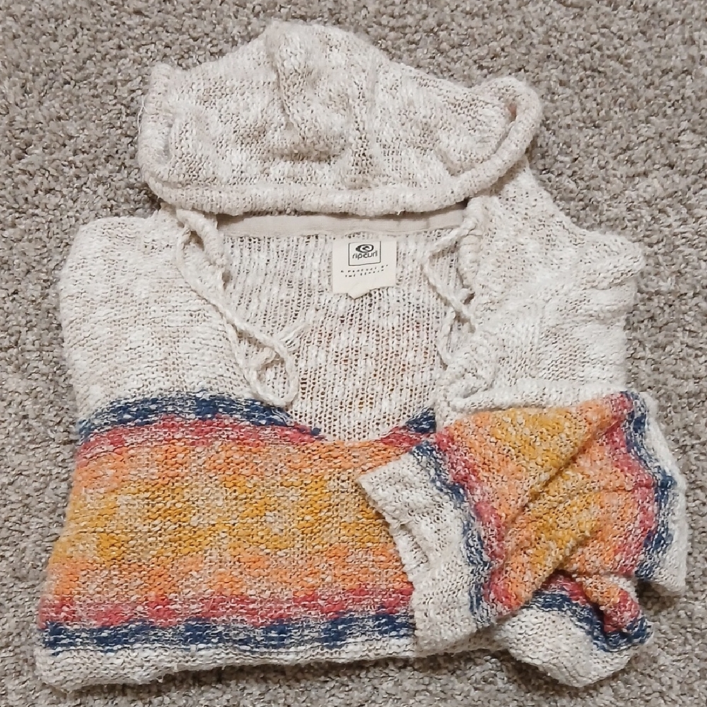 Rip Curl Multicolor Knit Oversize Hoodie